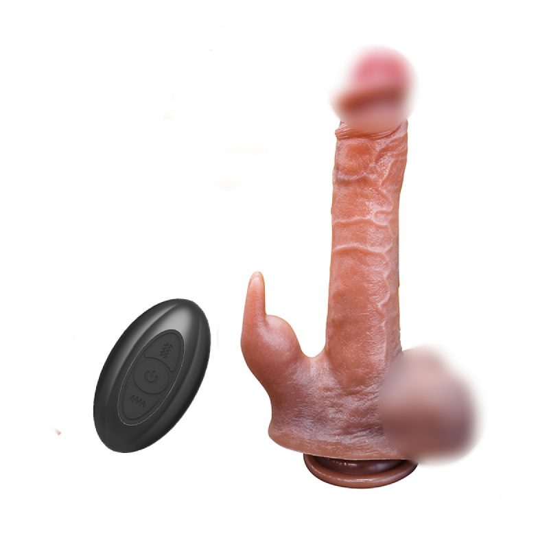 Пульсатор-ротатор с клиторальным стимулятором "Swing Master" на дистанционном управлении 