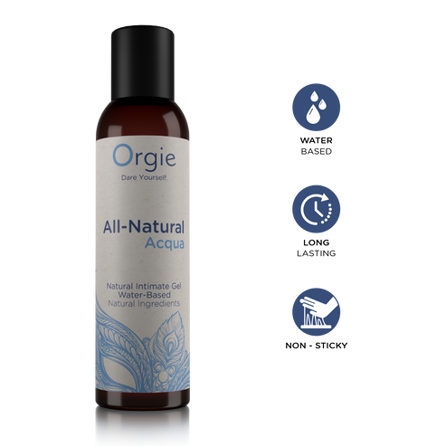Гель на водной основе "Orgie All-Natural Acqua" классика, 150ml 